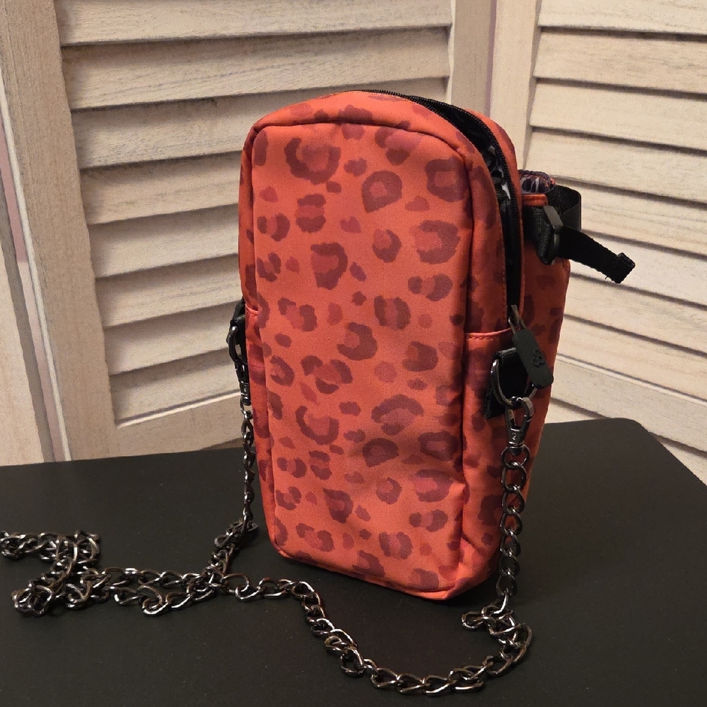 Women’s Orange Leopard Crossbody Bag